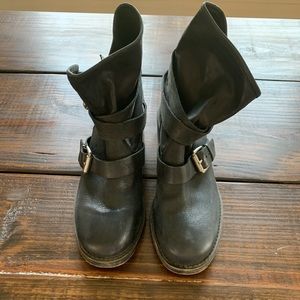 Lucky Brand Black Leather Boots